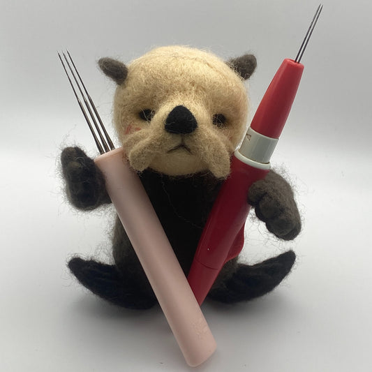 Needle felt animal series - Sea otter