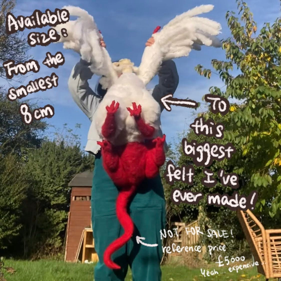 Custom Needle Felt Sculptures & Plush Ornaments | Handmade Bespoke Commissions